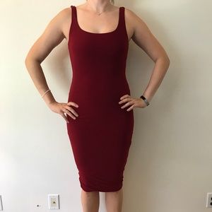 Skin Tight Burgundy Dress | Poshmark